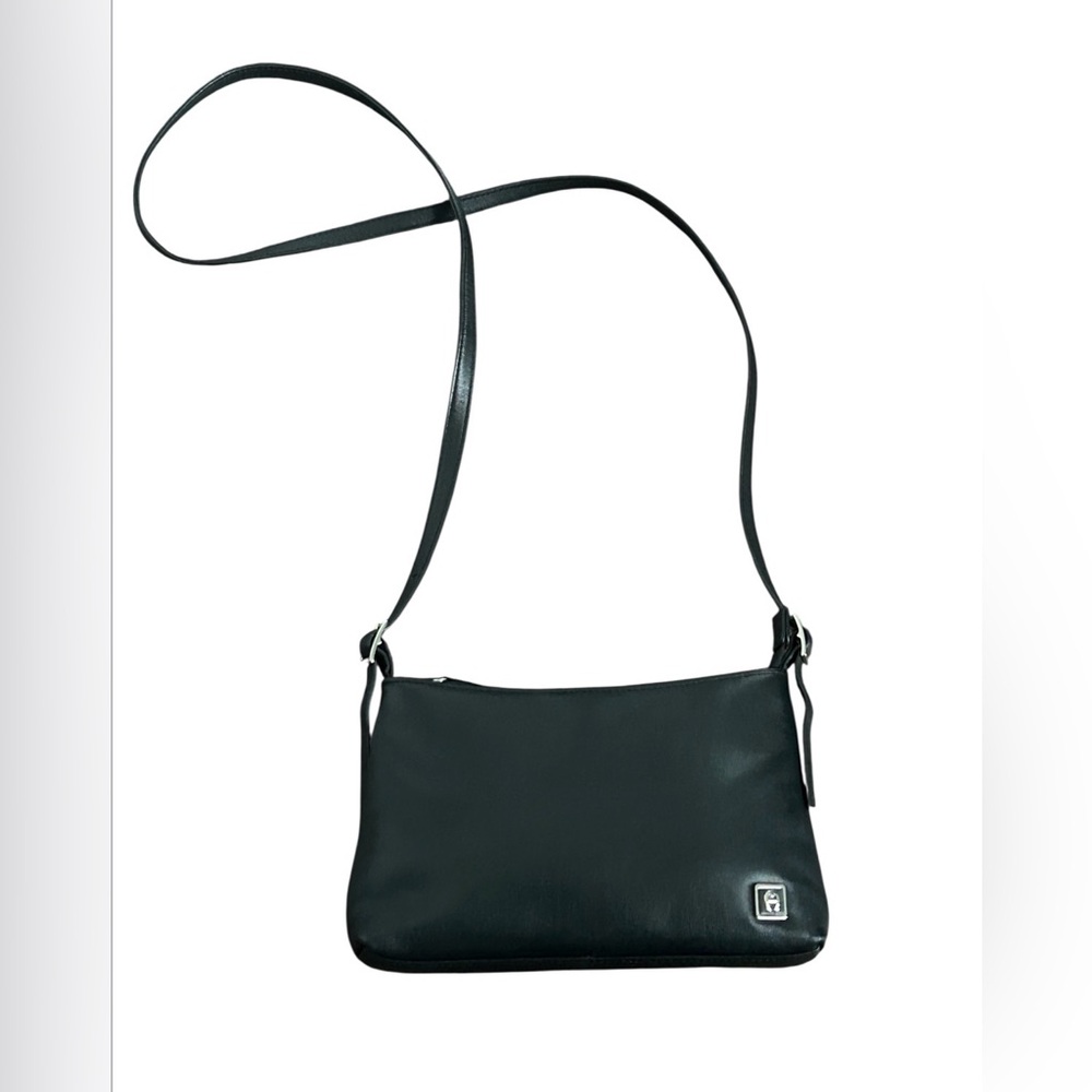Etienne Aigner Black Leather Crossbody Bag